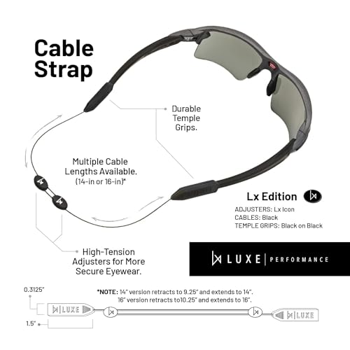 Eyewear Retainer Strap for Glasses and Sunglasses