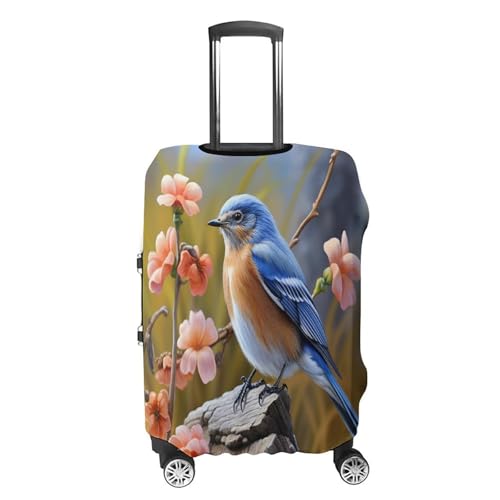 Travel Luggage Cover Eastern Bluebird Elasticity Washable Baggage Covers Suitcase Protector Fits 18-32 Inch Luggage4