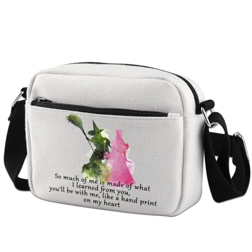 WCGXKO The Musical Theater Fans Messenger Bag Musical Shoulder Bag Crossbody Bag For Women