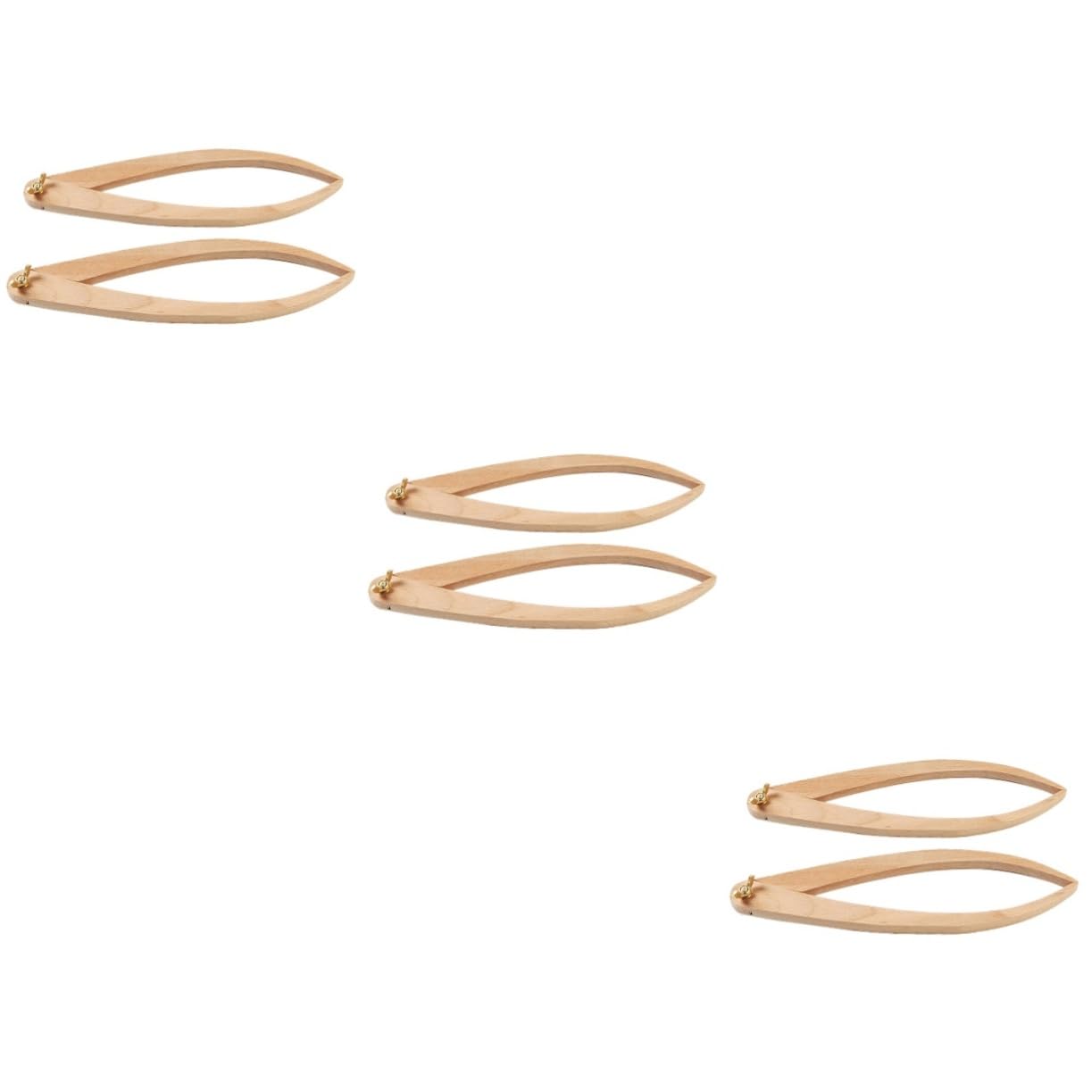 Gadpiparty 3 Series Calibradores De Rango Cerámico Calibres De Arcilla Suministros Para Modelos De Modelado Artesanal Cerámica Moldeadores Marcar Escultura Calibrar Beige Madera 2 Piezas X 3