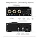SMSL R1 DAC Headphone Amplifier, Desktop USB C Digital to Analog Audio Converter for Gaming PC PS5, Microphone/USB/Opt/Coax Input 3.5mm/4.4mm Balanced/RCA Output, EQ Mode/Bass/Treble Adjust, Black
