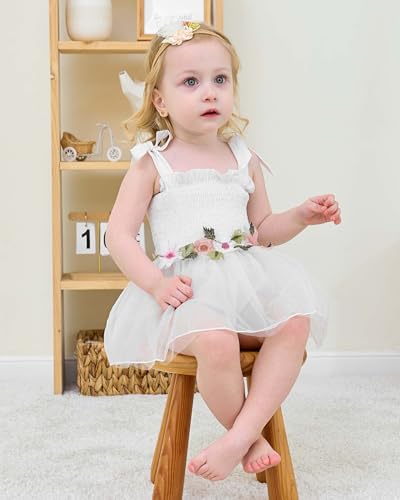 Save 73% on Renotemy Newborn Baby Girl Lace Romper Dress