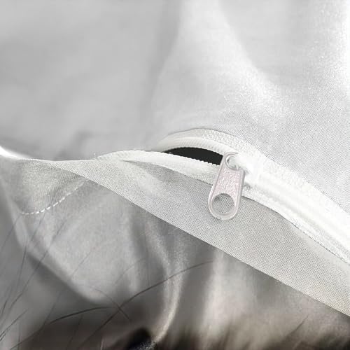 Parure de lit feuilles vertes en microfibre résistante avec fermeture éclair - 8
