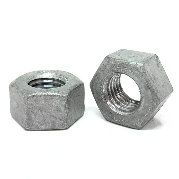(5 Pieces) 3/4"-10 Grade 2H Heavy Hex Nuts Galvanized