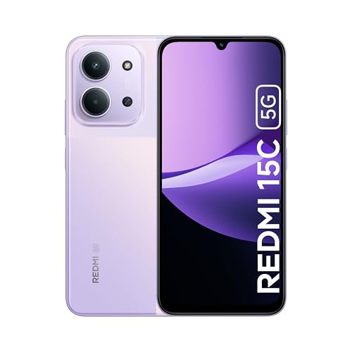 Xiaomi Redmi Note 15C 5G Smartphone 8+256GB Dusk Purple 6000mAh Battery