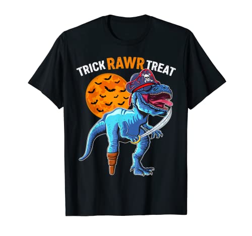 Trick Rawr - Costume da pirata per Halloween, per bambini Maglietta