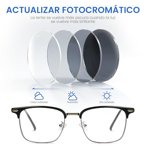 La mejor selección de Lentes Dorados Hombre para comprar hoy. 20 Imagen adicional