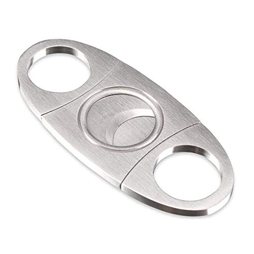 Cigar Cutter Stainless Steel Guillotine Smooth Double Cut Blade by GOCTOS