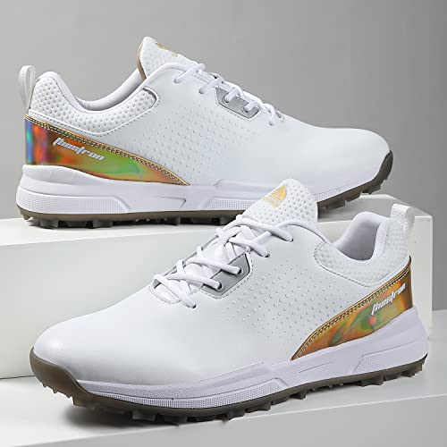 Image of Professional Men Golf Shoes Comfortable Spikeless Outdoor Golf Walking Sport Sneakers for Men