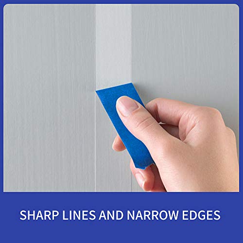 Image of ADHES Blue Painters Tape, 2.83 inches x 60Yards, Masking Tape for Painting, Paint Tape No Residue Outdoor Anti UV Multi Surface Use