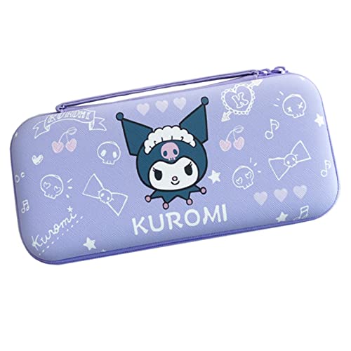 Switch oled 収納ケース スイッチ 有機EL対応 保護カバー 収納バッグ かわいい アニメキャラクター PU製 10枚ゲームカード収納 持ち運び便利 旅行用 小物収納可 全面保護 軽量 防水 防塵 防汚 耐衝 親指キャップ4付き