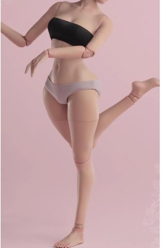 ximitoy Worldbox AT210 1/6 Scale Female Soldier Wasp Waist Body Model for 12'' Figures (Light TAN,1/6)