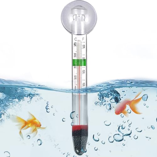 Termometro per acquario Termometro sommergibile per acquario in vetro con