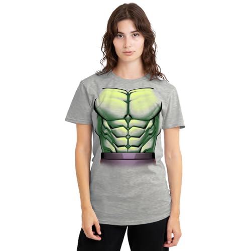 T-Shirt Hulk Marvel Femme avec Imprimé Résistant Haute Qualité