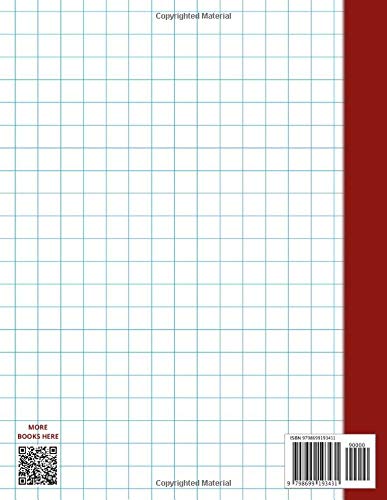 Miniatura 2 de Graph Paper Notebook For Kids Primary Graph Paper Notebook Quad Ruled 2 squares per inch Graph Paper Composition NotebookGrid Paper Notebook 100