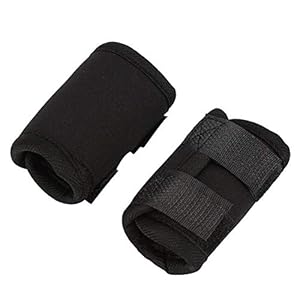 Zerodis 1 Pair Dog Front Leg Wrist Guard, Leg Brace Kneepad Carpal Support oint Brace Elbow Protector Warp for Pet Dog with Arthritis Injuries Black(S)