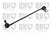 Price comparison product image Quinton Hazell Stabiliser Link - QLS3311S - Single Bar Fits Front Axle Left or Right - Original Equipment OEM Quality Direct Fit Replacement - Length: 356mm - Finish: Powder-Coated