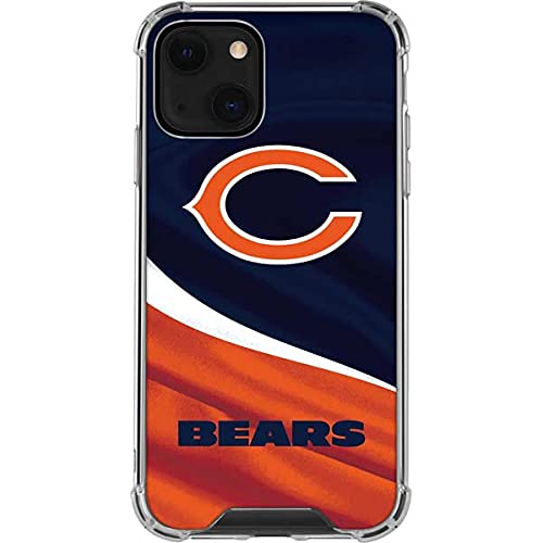 Skinit Clear Phone Case Compatible with iPhone 13 - Officially Licensed NFL Chicago Bears Design
