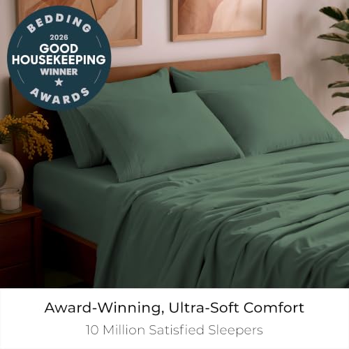 Mellanni King Sheet Set - 6-Piece Iconic Collection Bedding by Mellanni - Used condition - Image 2