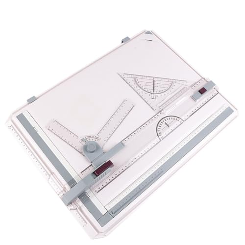 Mesa de dibujo A3 con ángulo ajustable para evitar fatiga postural en planos 2