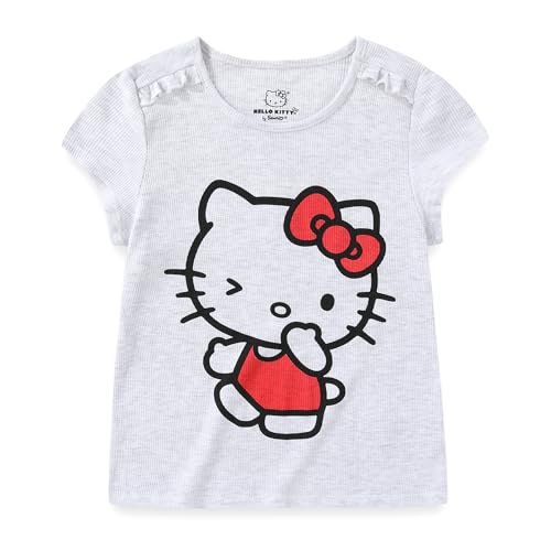 Image of Hello Kitty Girls 4 Pack Mix & Match T-Shirts Short and Pants Set for Kids