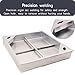 MASSLUNT 12x12 Invisible Stainless Steel Manhole Cover and Frame for 10