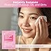 Air Jungles Makeup Remover Wipes Single Wrapped, 25 Ct, Mini Travel Size for Cleansing Face and Eyes, Fragrance-Free, Alcohol-Free, Infused with Vitamin E for All Type Skin