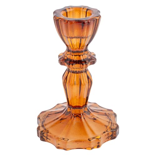 Karma, Taper Glass Candlestick Holder, Tealight...