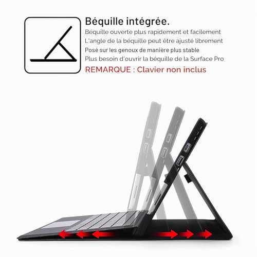Coque Microsoft Surface Pro 6 et 7 pour utiliser votre clavier Type Cover sans contrainte - 3