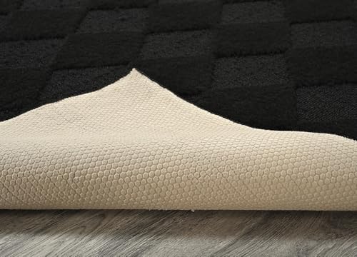 Tapete Garland Rug geométrico 12' x 12' negro miniatura 4