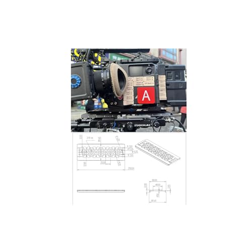 Image of Fixed Baseplate Cold Shoe Panel Flat Top Head Camera Base for Alexa S35 ARRI Trinity DJI Ronin 2 Steadicam M2 System Stabilizers