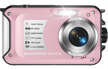 Unterwasserkamera wasserdichte Kamera mit 32GB Karte Unterwasserkamera 30MP 1080P wasserdichte Digitalkamera zum Schnorcheln 16X digitaler Zoom