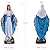 HOLLOII Blessed Virgin Mary Statue 19 Inch with Shining Blue Dress Our Lady of Grace Religious Resin Home Decorative Mary Figurine Catholic Gifts