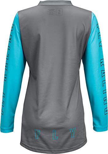 Fly Racing F-16 Youth Off-Road Motorcycle Jersey - Grey/Blue/Small #TOP1