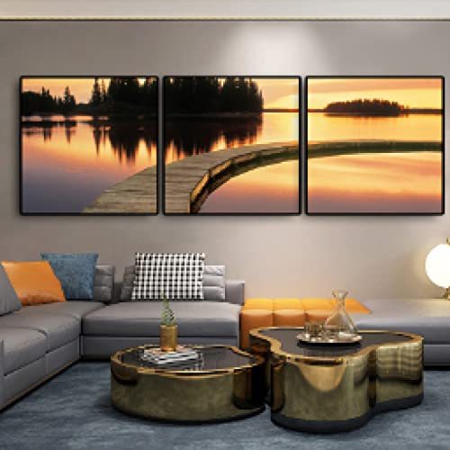 Affiches et gravures paysage de lac pour décoration murale grand format