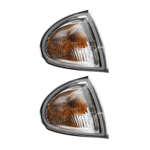 DinDoong 2 Set of - Signal Light Passenger Side Clear Lens Bulb Signal Lamp Turn Plastic Lens for Honda for Civic del Sol 1993-1997