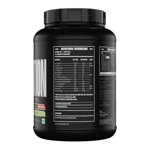 Image of The Isolation Pure Whey Isolate With Digestive Enzymes | 25g Protein | 5.6g BCAAs | 150mg Digestive Enzyme | Zero Added Sugar | Whey Isolate (2.27 Kg, Cookies Pista)
