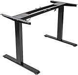 Multifunktional: Einfach und bequem die bequeme Höhe einzustellen und 3 Speicherpositionen zu speichern. Anti-Kollisions-Funktion schützt den Schreibtisch vor dem Zusammenstoßen in Hindernisse. LCD-Display zeigt Ihnen deutlich die genaue Höhe des Schreibtisches an. Einheitenumwandlungsfunktion hilft Ihnen, die Einheit zwischen Zoll und cm zu ändern.