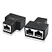 Produktbild Lan Splitter, FNBR Lan Splitter 1 Auf 2 Lan Kabel Splitter Ethernet Splitter Lan Verteiler, Netzwerk Splitter 1 auf 2, Lan Switch 2port, Network Splitter -(2 Adapter)