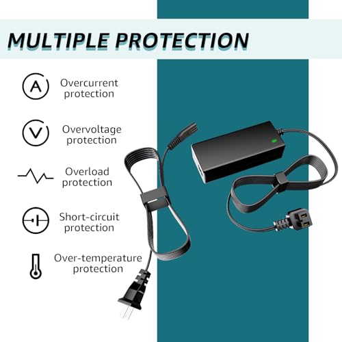 Image of AC Power Adapter 110-240V for Car Refrigerator Auto Portable Fridge Freezer | Replacement Power Cord Compatible with Alpicool, Bodega, Euhomy, BougeRV, ARB, ICECO, Setpower, JoyTutus Cooler