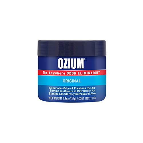 Image of Ozium 4.5 Oz. 1 Pack Odor Eliminating Gel for Homes, Cars, Offices and More, Original Scent