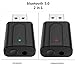 Produktbild lyndeluxe USB Bluetooth 5.0-Adapter 2 in 1, USB Bluetooth-Empfänger / -Sender, Audio-Adapter für Heim- / Auto- / Laptop-Bluetooth-Dongle, 3,5-mm-AUX-Eingang, Denoise HiFi Music