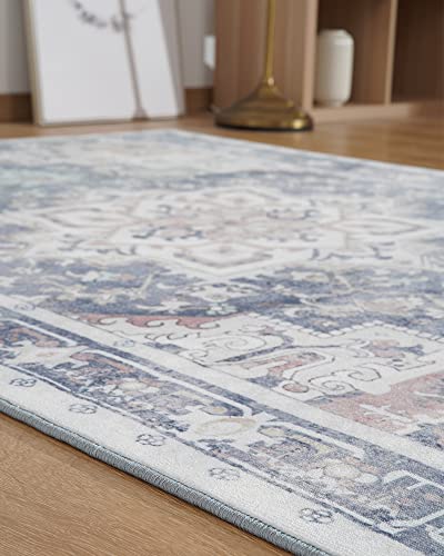 Commercial Area Rug 5X7 Vintage Area Rugs For Bedroom Decor, Living Room, Farmhouse #TOP5