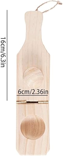 Miniatura 8 de JHIALG Triturador de plátanos, máquina trituradora de plátanos con diseño 2 en 1, 6.3 pulgadas Tostonera para plátanos fritos