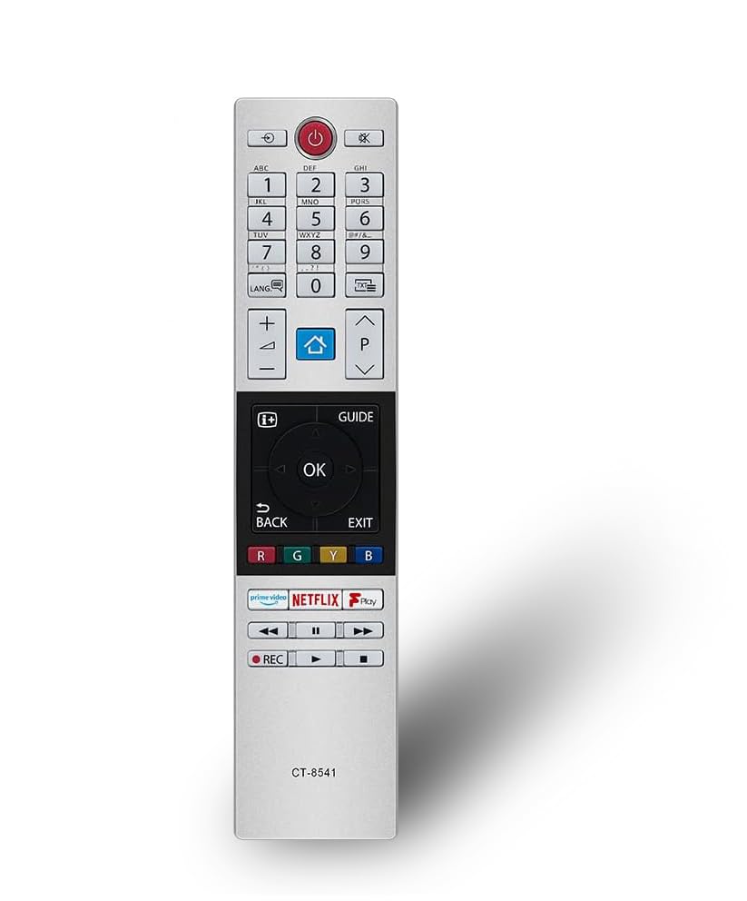CT-8541 Replacement Remote Control for Toshiba RC42150P 24W2863DB 58U2963DB 40L3863DB 43V6863DB 49L3863DB 50U6863DB 55V6863DB 65U6863DB 32L3863DB UHD Freeview TV