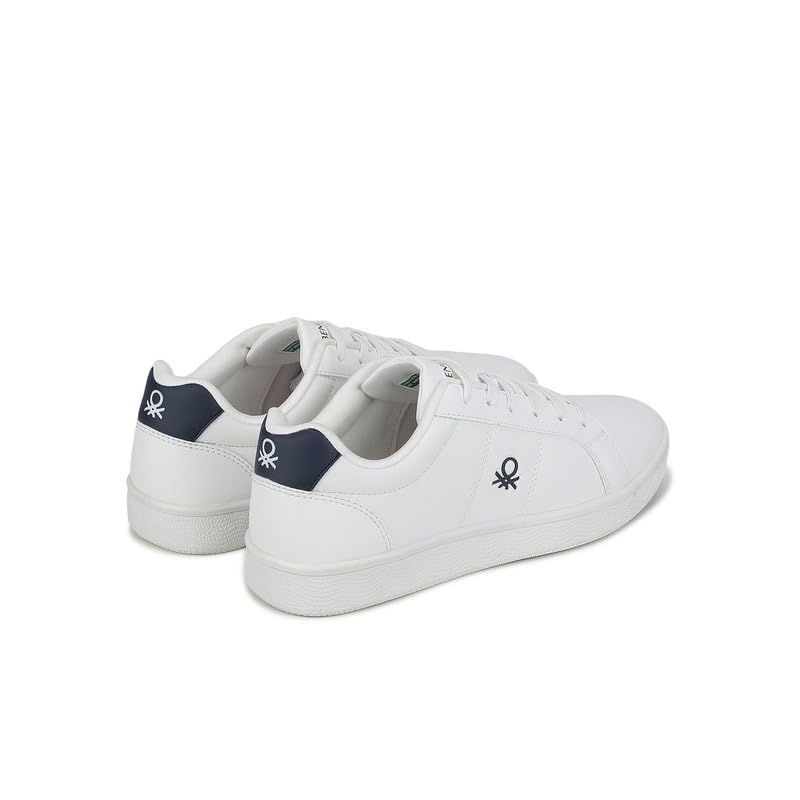 Image of United Colors of Benetton Mens United Colors of Benetton Solid Lace-up Basic Knot Sneakers Sneaker