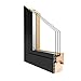 Produktbild Holz Alu Fenster Drutex Duoline 78 Kiefer Fenster alle Größen, Anschlag:DIN Links, BxH:1100x900 (110x90 cm), Glas:2-Fach