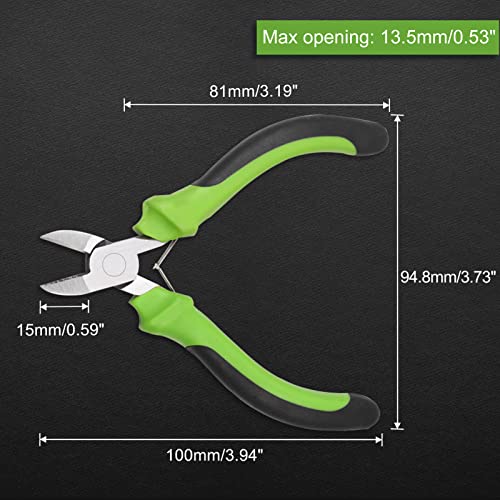 Image of Mini Diagonal Pliers 4.5 Inch Diagonal Cutting Pliers Diagonal Wire Cutting Pliers Wire Cutters Jewelry Making Pliers Handcraft Beading Repair Tool