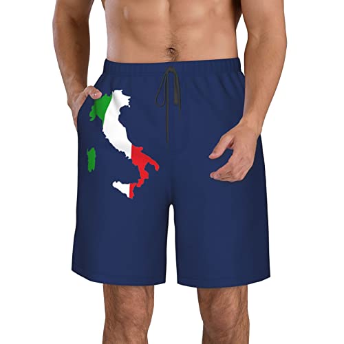 Maillot de bain pants doublure en maille pour homme imprimé drapeau USA Colombie
