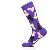 Penis Party, Fancy Colorful Cotton Comfy Novelty Funny Dress Socks Unisex, SNARKY COLORR Patterned Cool Design Gift, Women's 10-12.5, Men's 8.5-13, Unisex 41-46